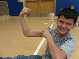 Jacob's bicep!